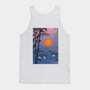 Asian Landscape Tank Top